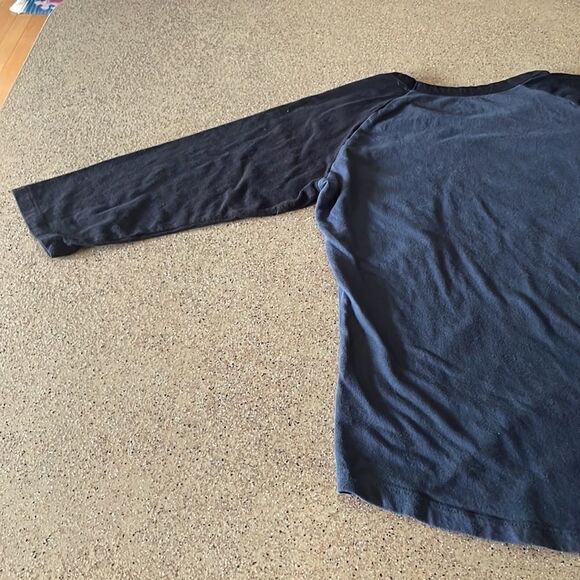 Bob Marley Wake Up and Live gray and black 3/4 sleeve baseball t-shirt - Picture 7 of 14